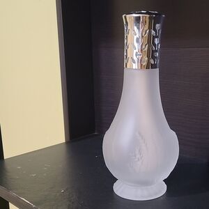 Eden Catalytic Oil Lamp Silver Neck Accent